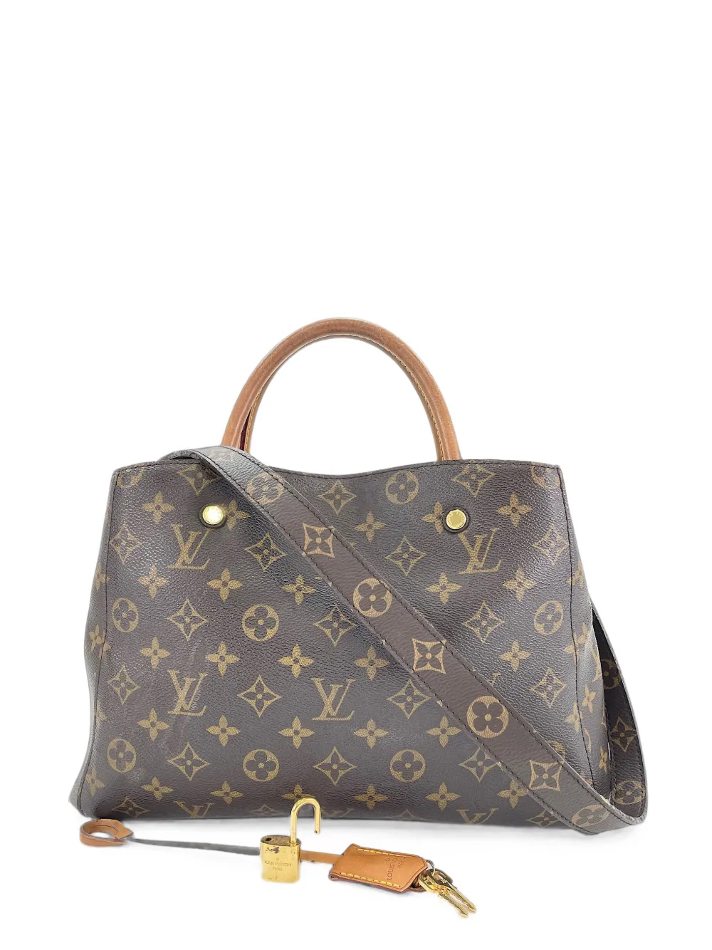 Louis Vuitton Pre-Owned 2014 Monogram Montaigne handbag - Marrone