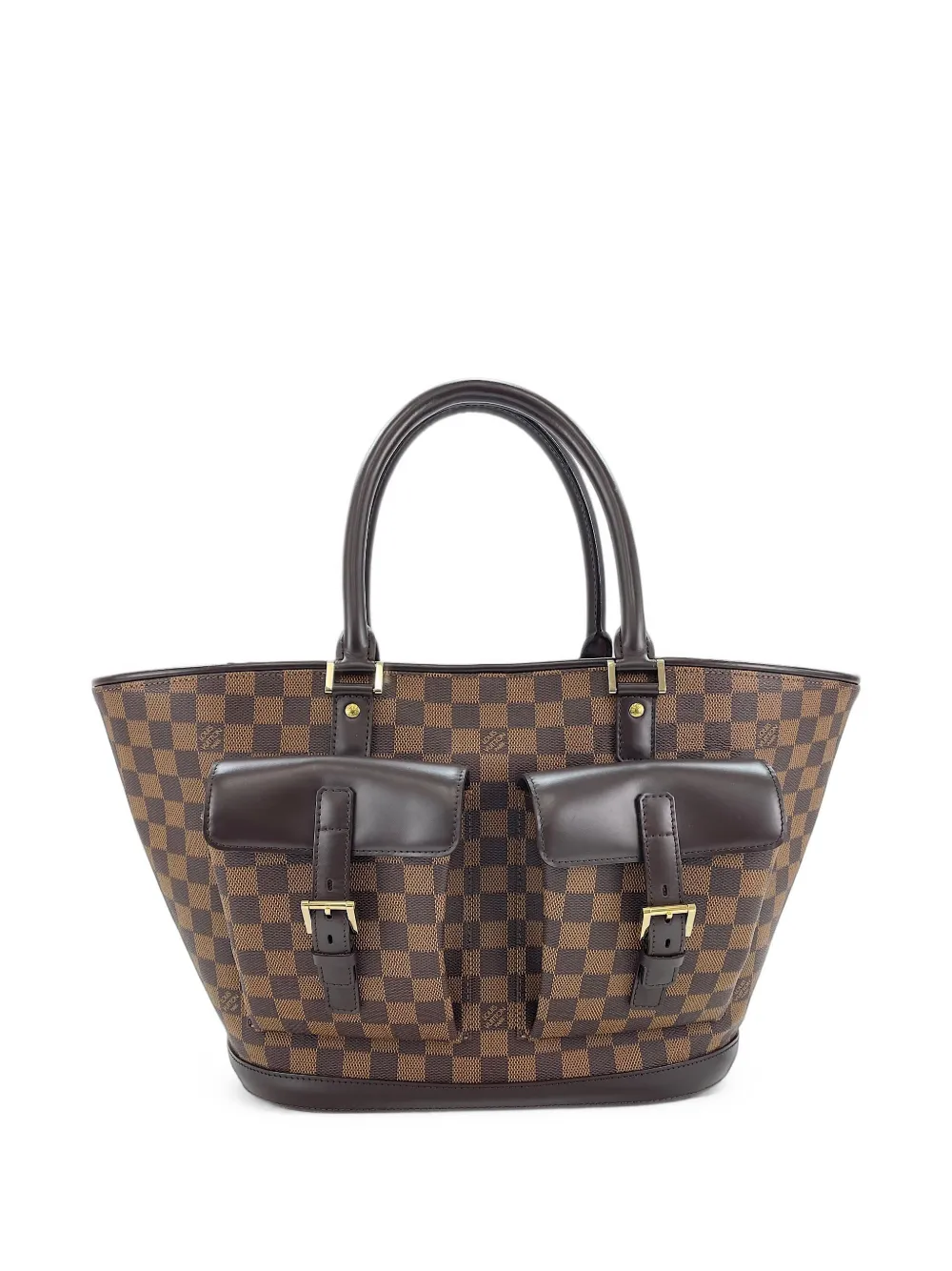 Louis Vuitton Pre-Owned 2003 Damier Ebène pocket tote bag - Braun