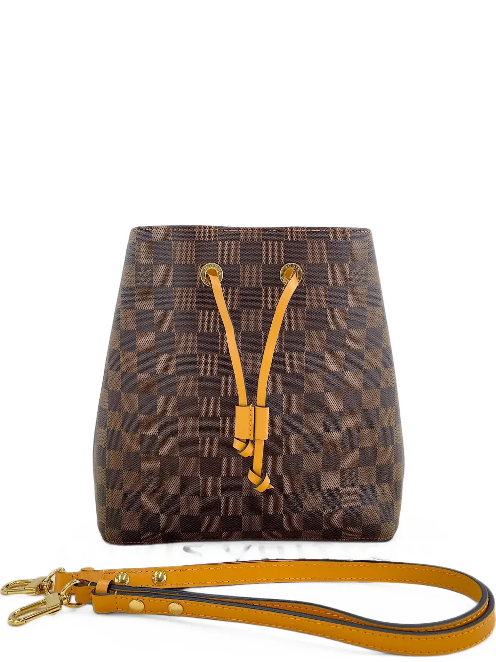 Louis Vuitton Pre-Owned Damier Ébène NéoNoé shoulder bag - Marrone