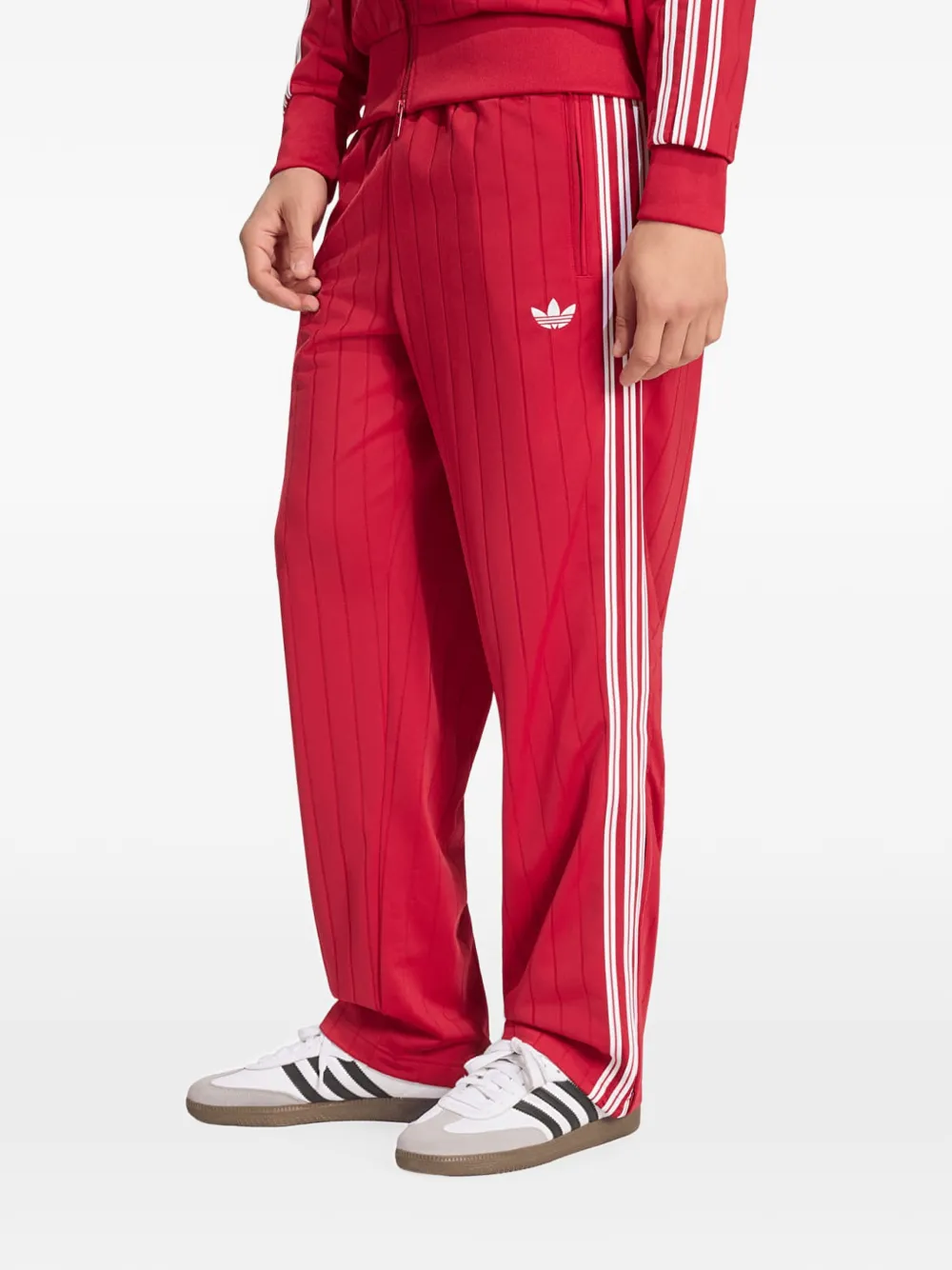 adidas Firebird Drop Needle track pants - Rosso