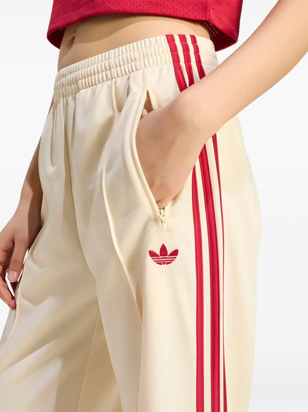 adidas Firebird track pants Beige