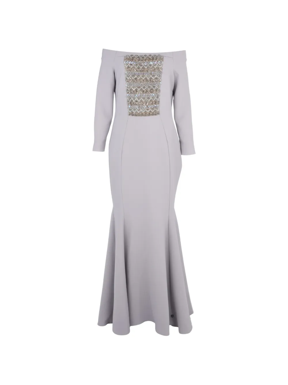 Loodyana Calendula embellished off-shoulder maxi dress