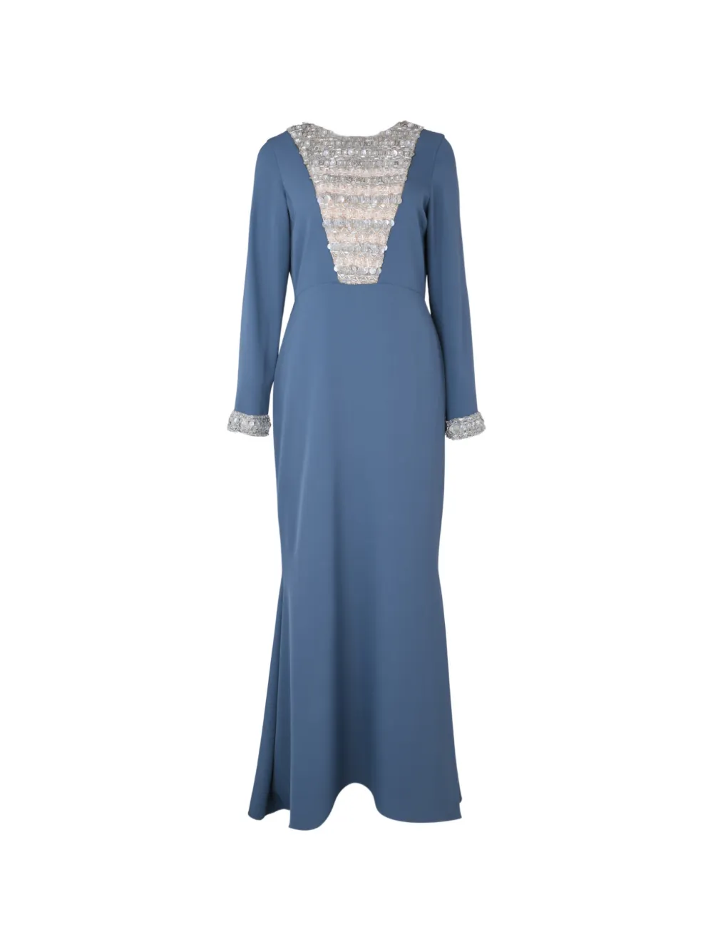 Loodyana sequin-embellished long-sleeve maxi dress