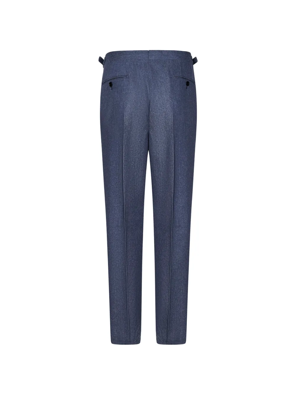 FRANZESE COLLECTION Wollen plooibroek Blauw