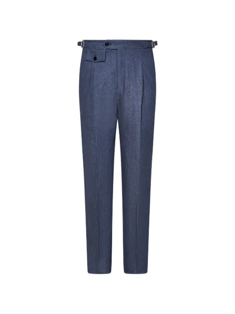 FRANZESE COLLECTION wool pleated trousers