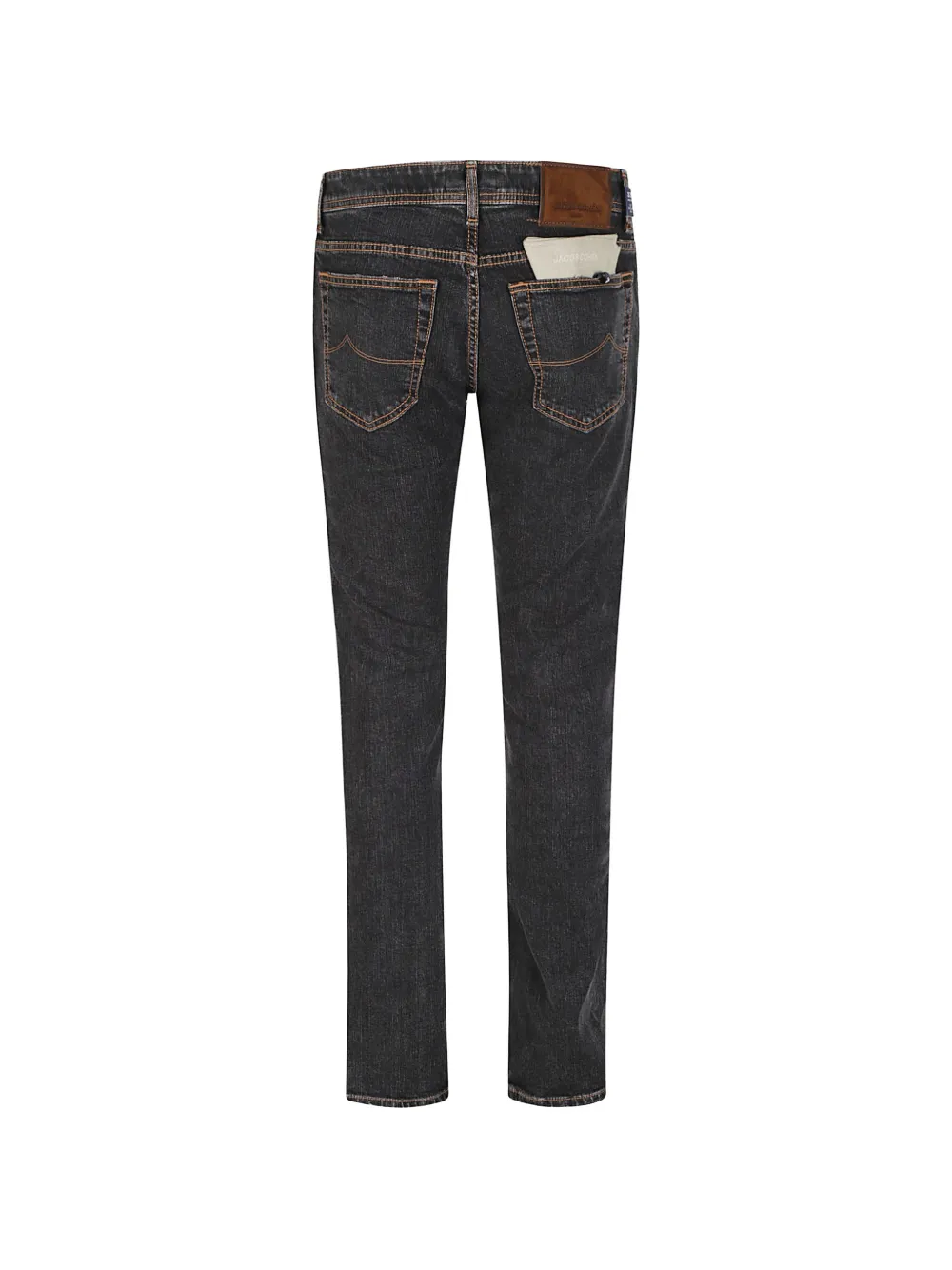 Jacob Cohën Bard slim-fit jeans met vervaagd effect Zwart