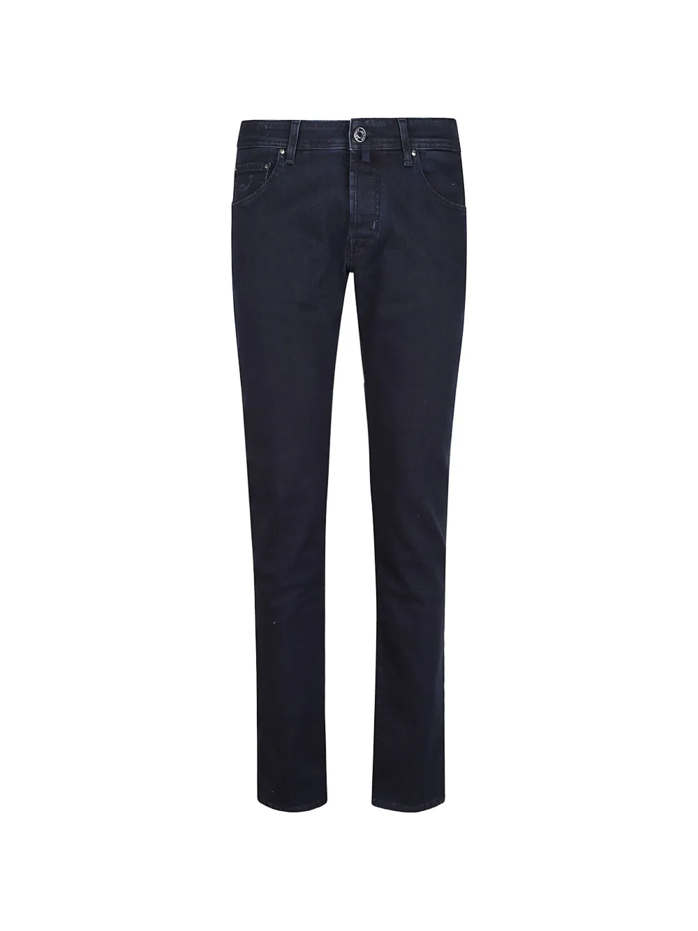 Jacob Cohën Nick Slim logo-patch jeans - Blu