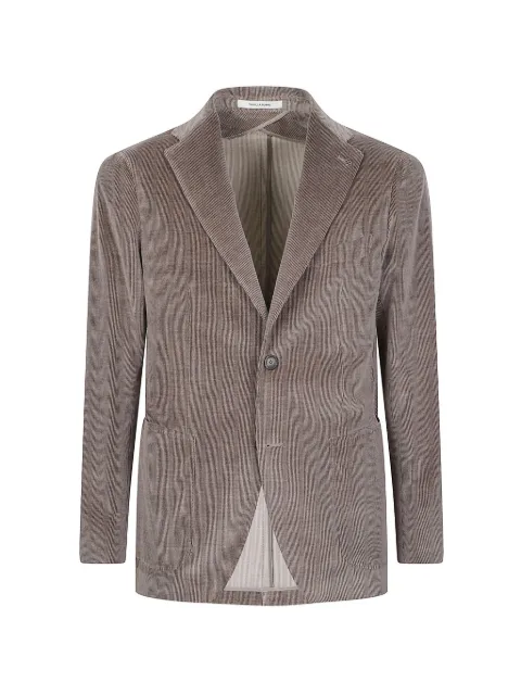 Tagliatore corduroy single-breasted blazer