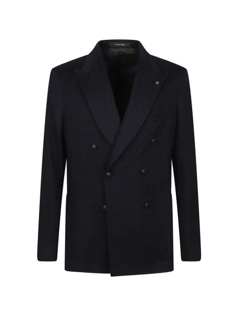 Tagliatore double-breasted peak-lapel suit jacket