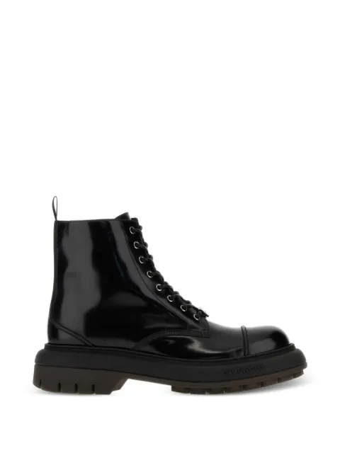 Givenchy lace-up leather boots