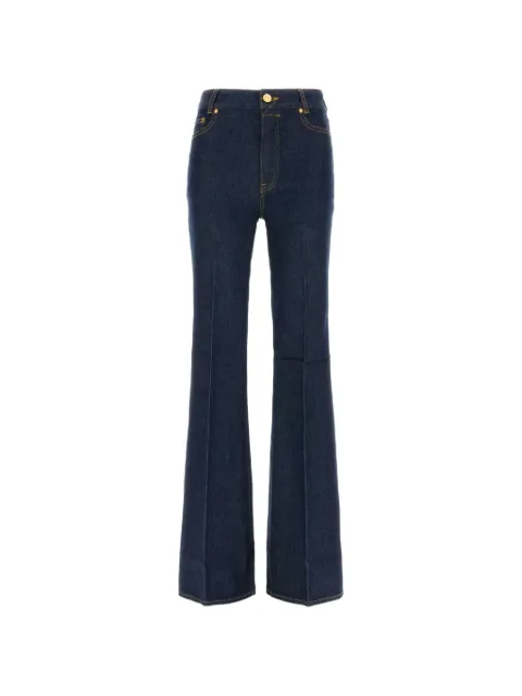 ZIMMERMANN logo-embroidered flared jeans