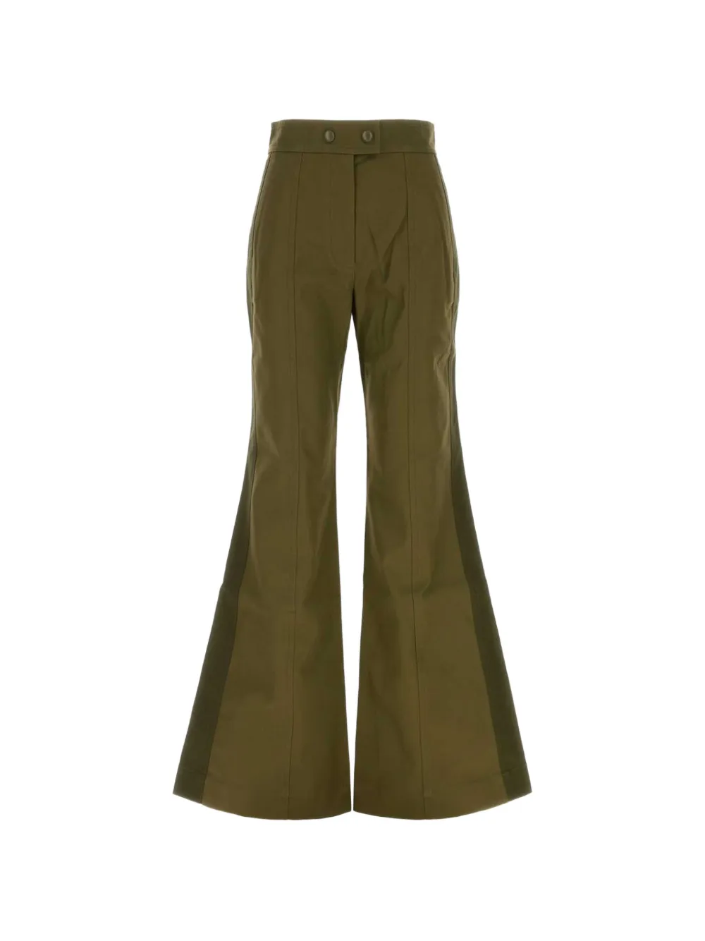 Zimmermann Valiant Flared Trousers In 그린