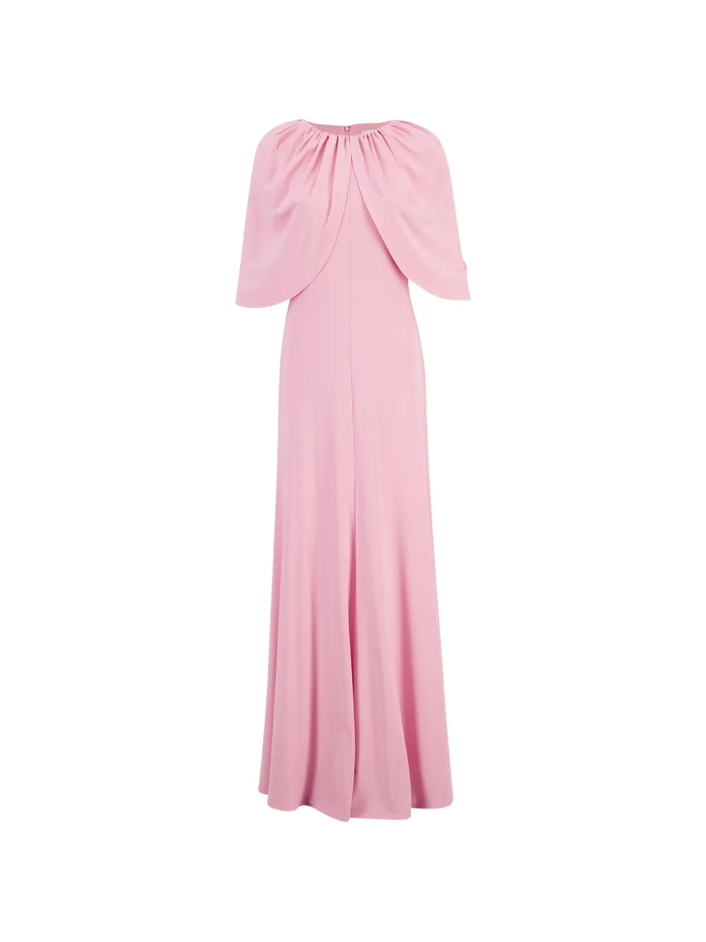 Roland Mouret gathered cape maxi dress