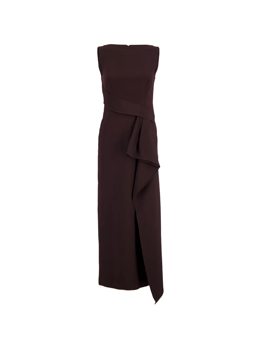 Roland Mouret draped sleeveless midi dress