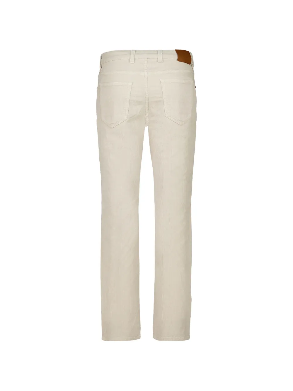 Boglioli Ribfluwelen straight broek Beige