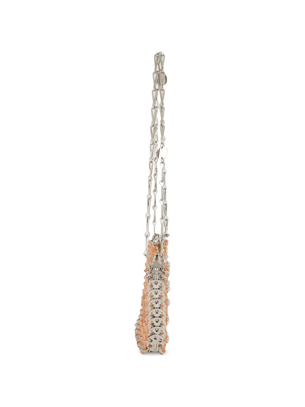 Rabanne Mini 1969 Nano Crystal-embellished Shoulder Bag in Orange, view 4