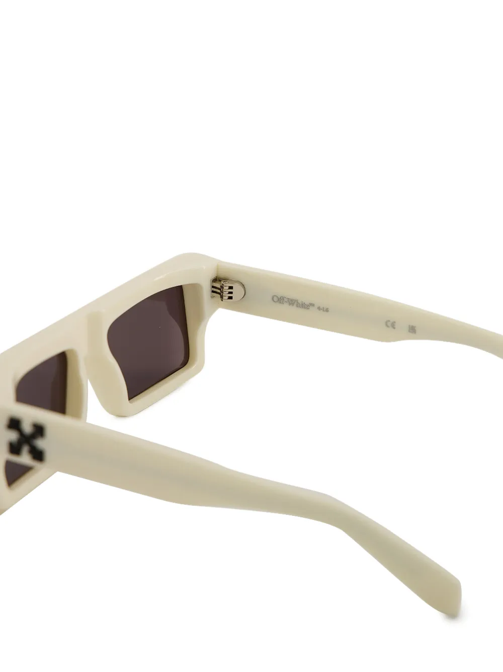 Off-White Ruby dark gray lens sunglasses Beige