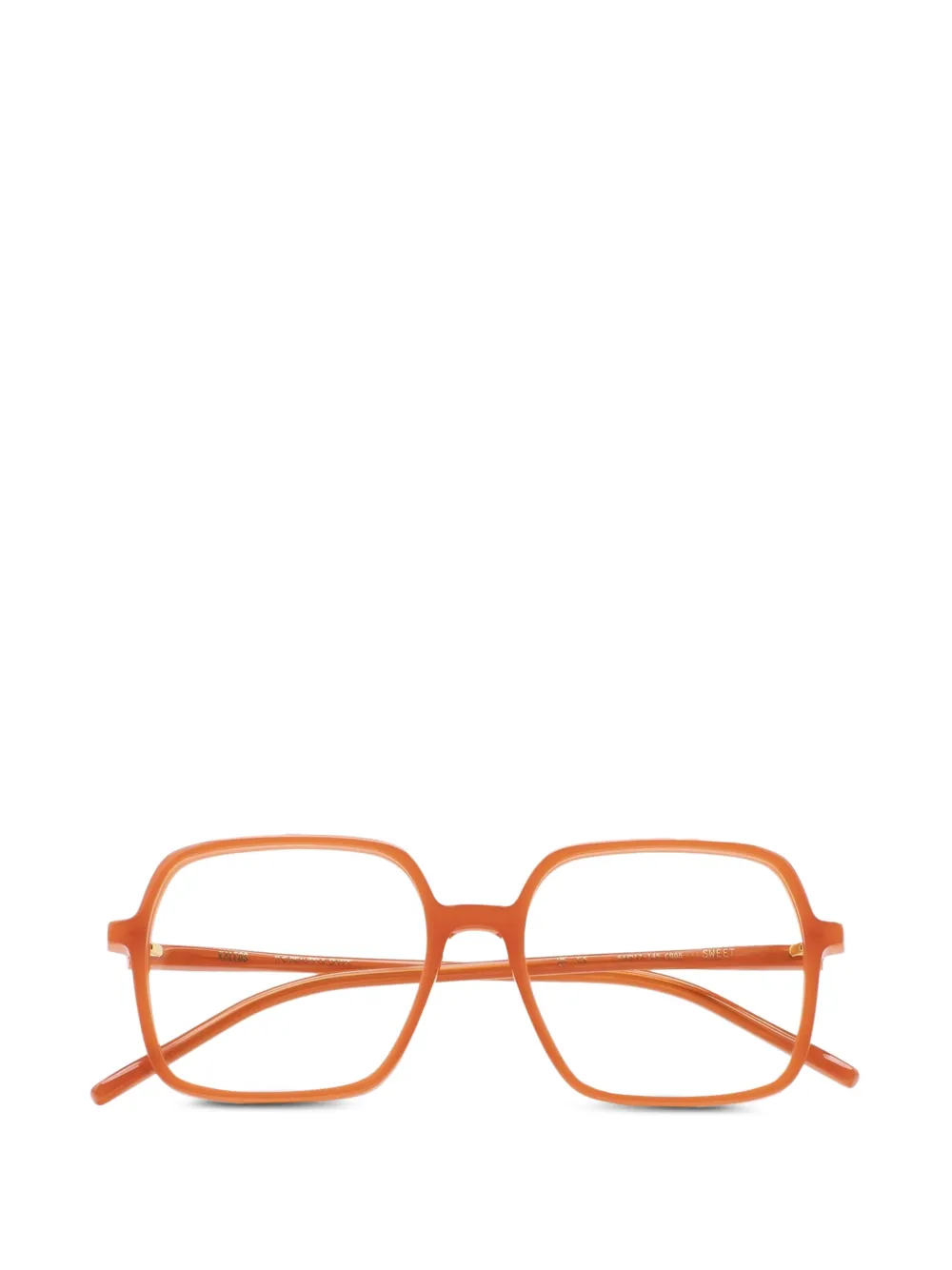Kaleos lunettes de vue Sweet à monture carrée - Orange Kaleos lunettes de vue Sweet à monture carrée - Orange