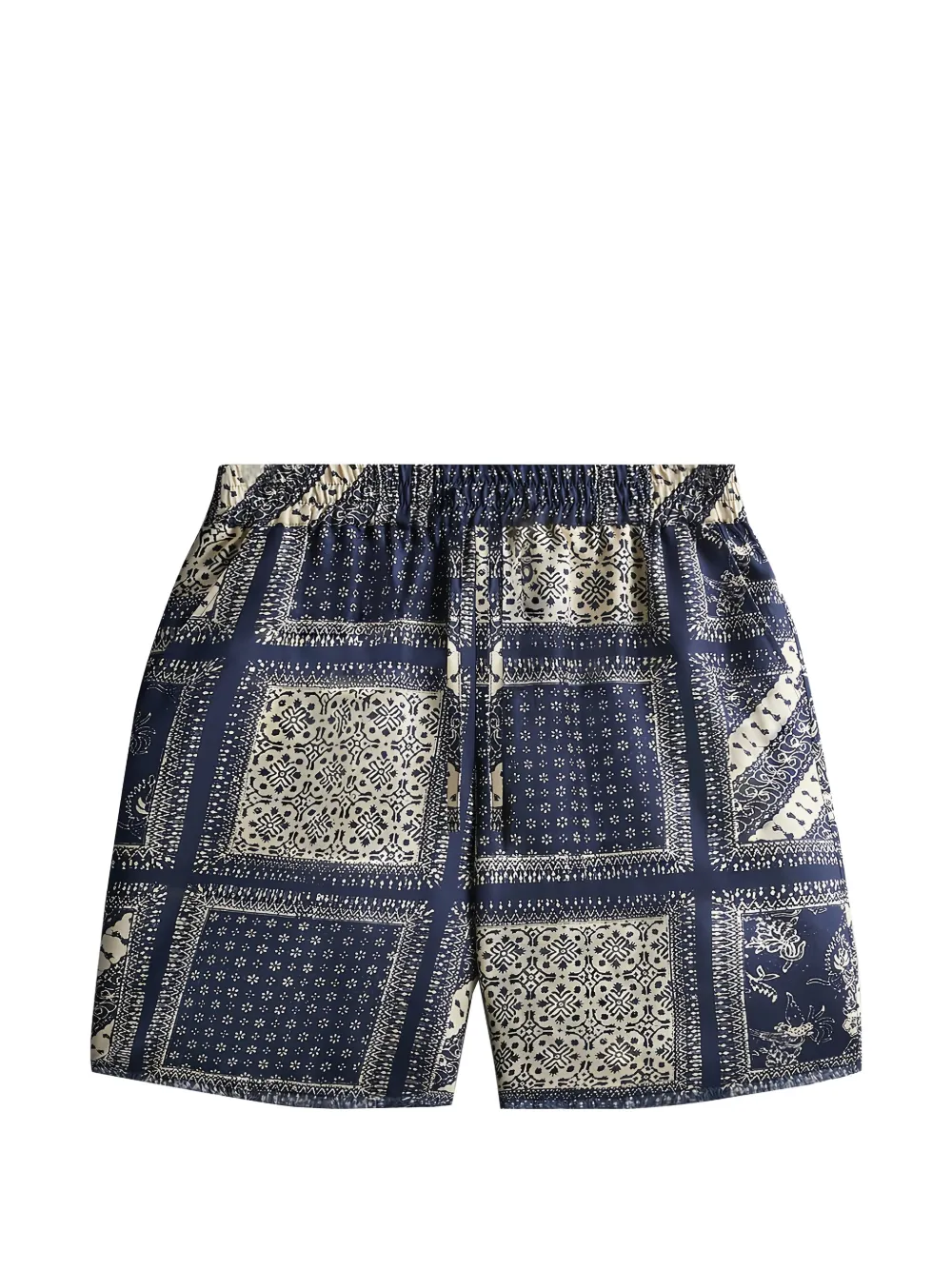 KITH Shorts Lewis in seta in twill - Blu