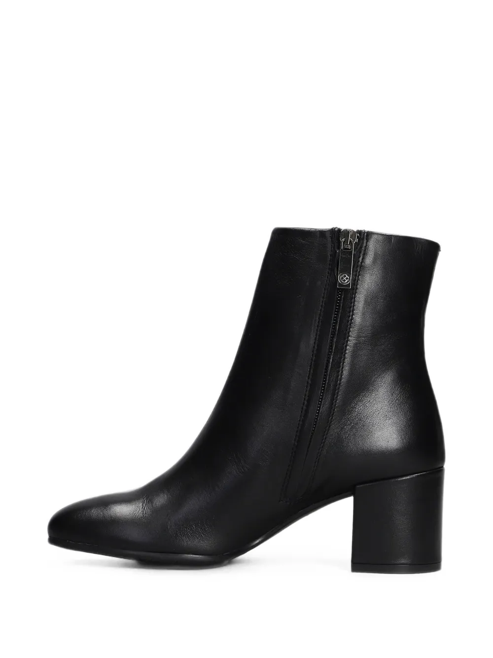 Carmens Amber leather ankle boots Zwart