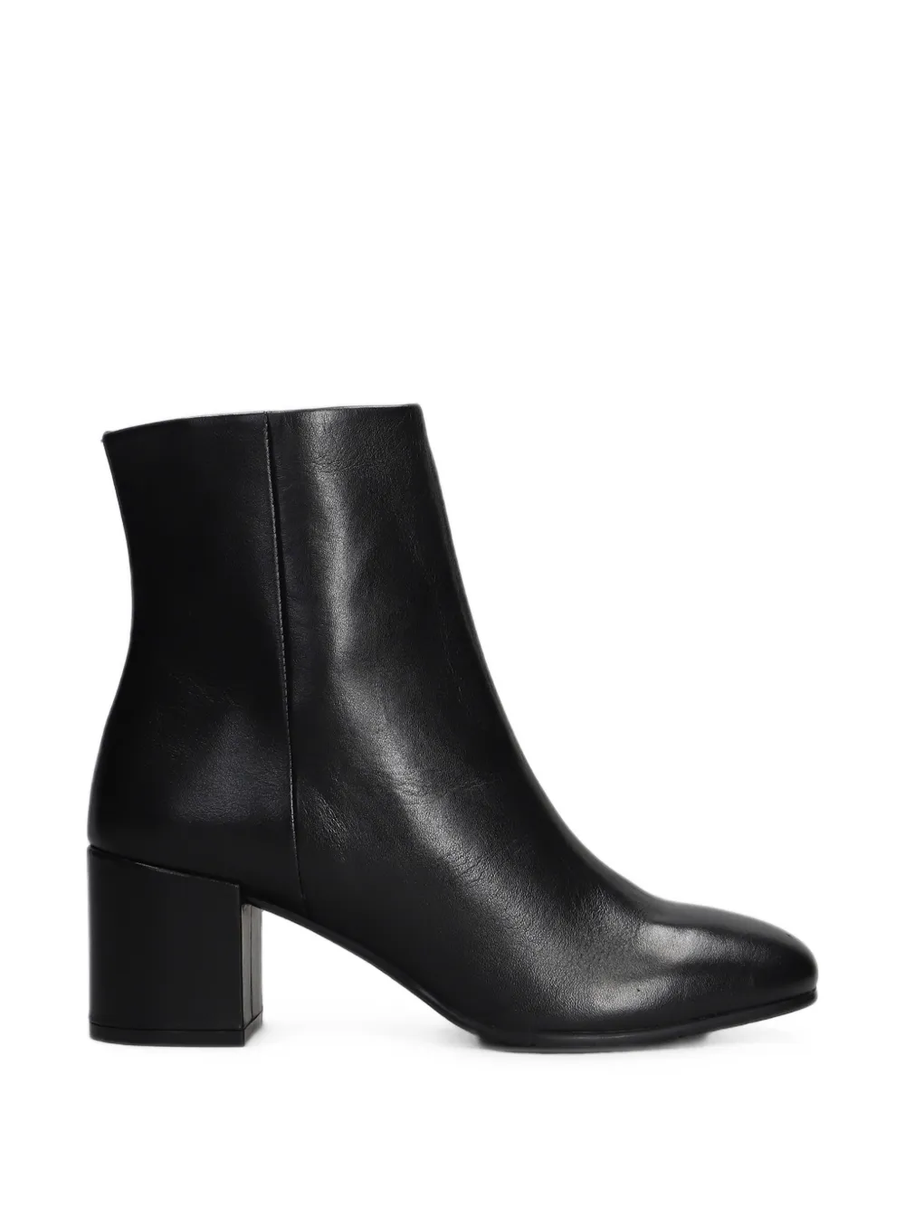 Carmens Amber leather ankle boots Zwart