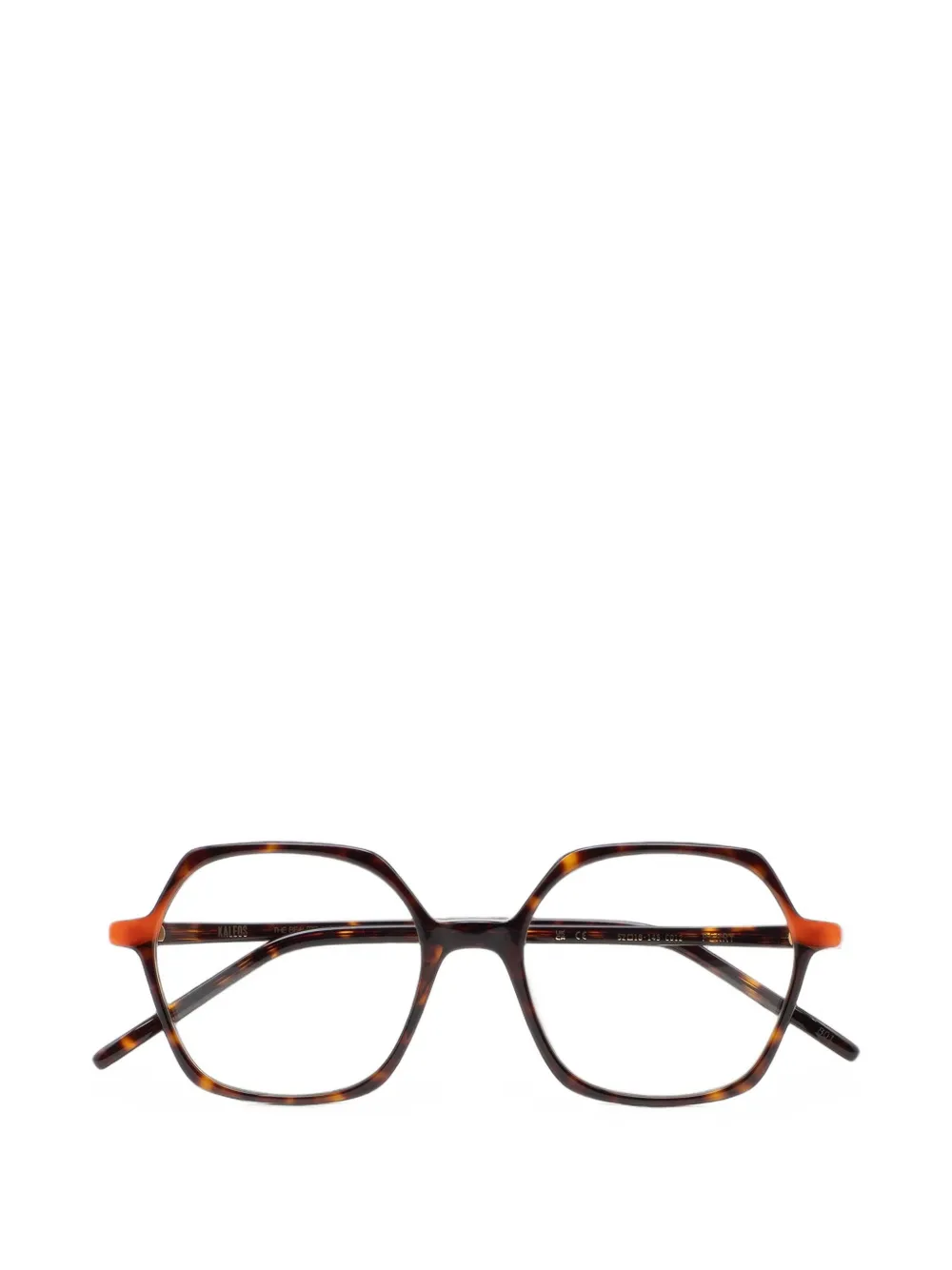 Kaleos Occhiali Perry geometrici - Marrone