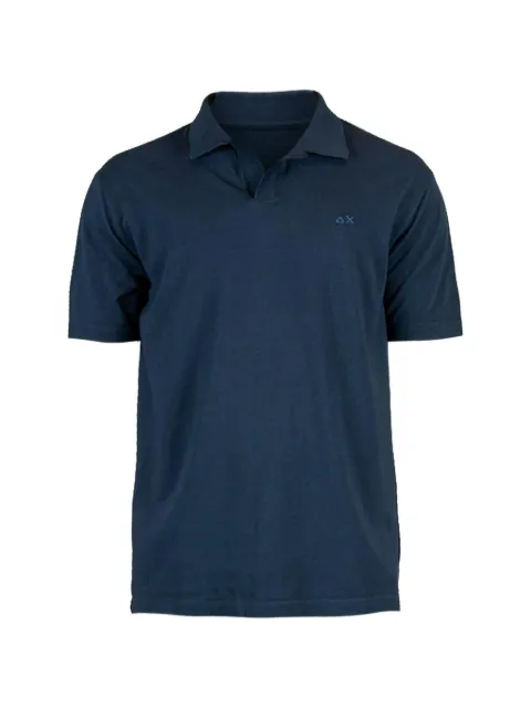 Sun68 logo-embroidered polo shirt