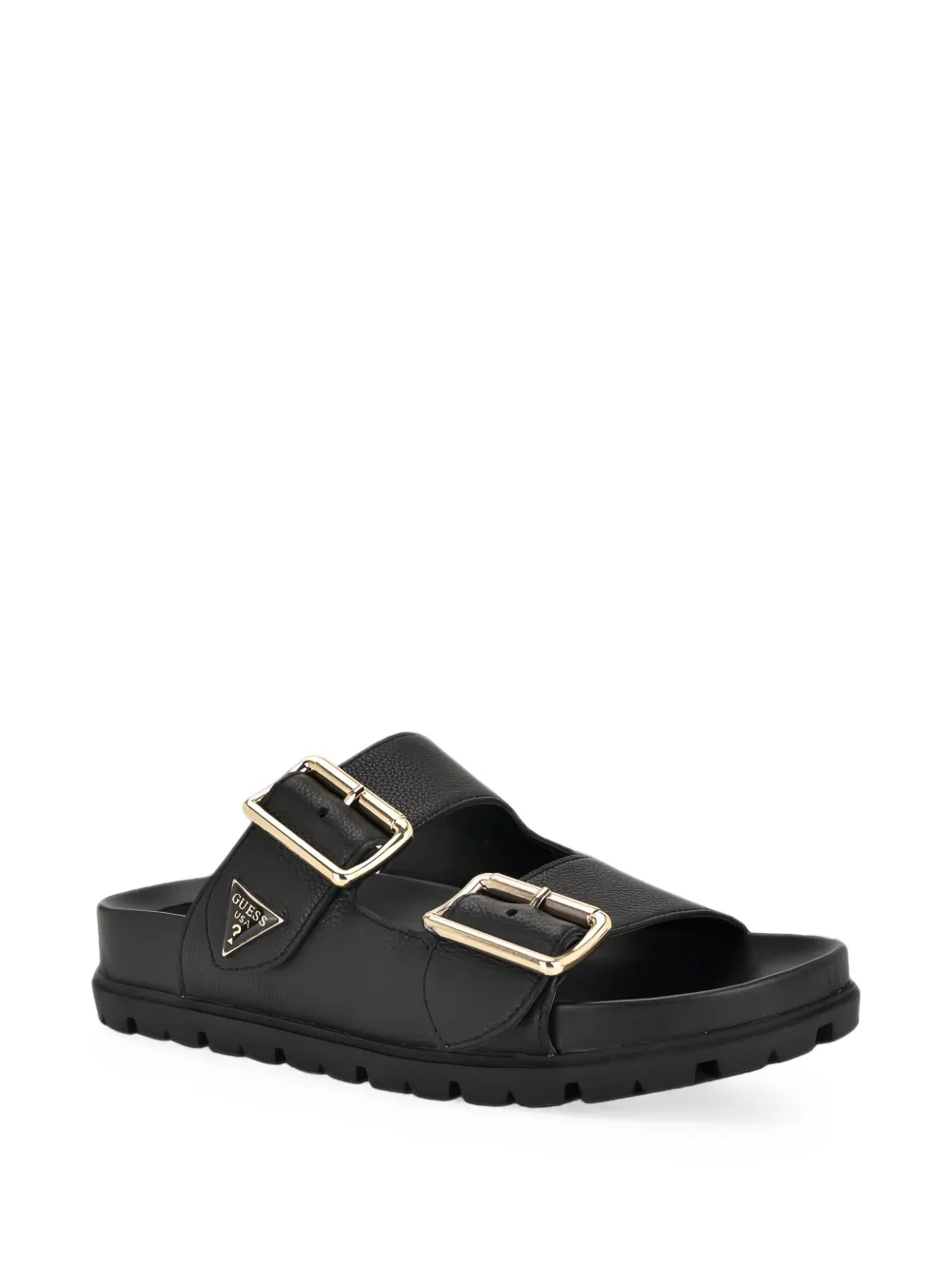 GUESS USA Fasten buckled sandals Zwart