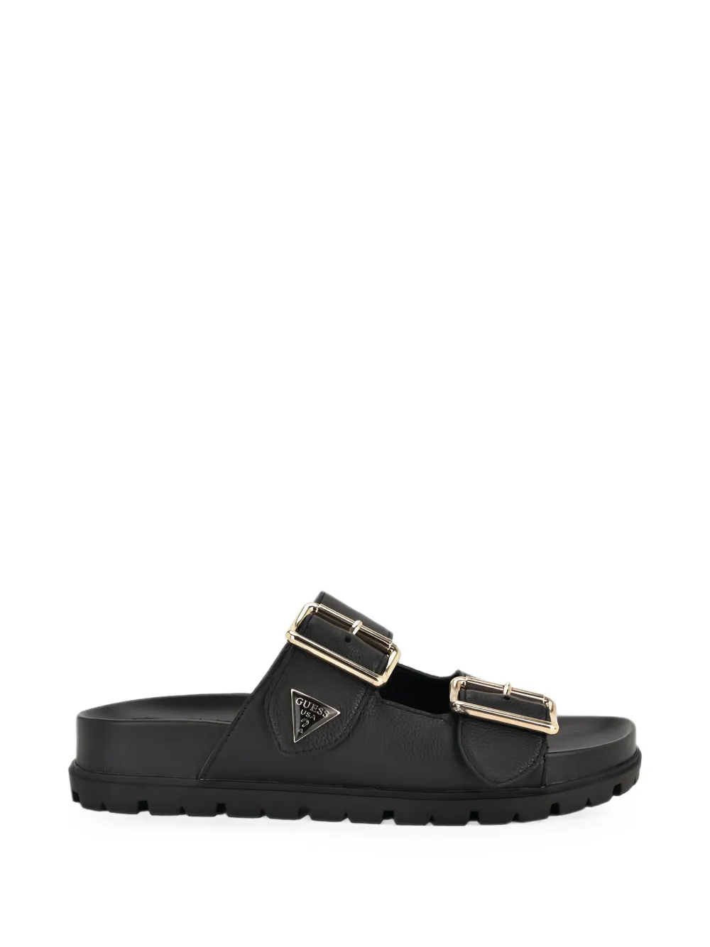 GUESS USA Fasten buckled sandals - Nero