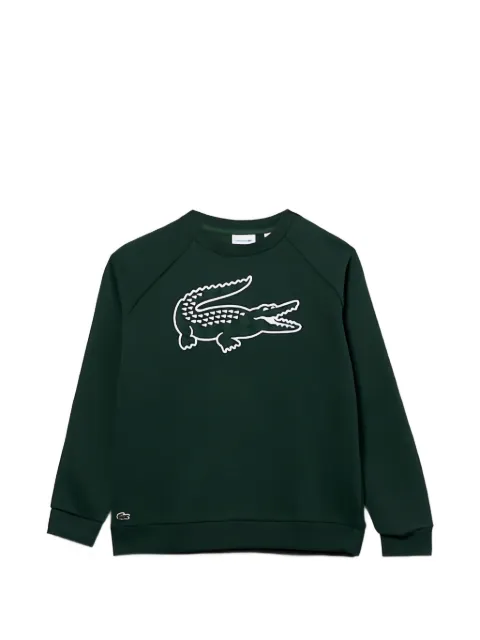 Lacoste Kids logo-print raglan-sleeve sweatshirt