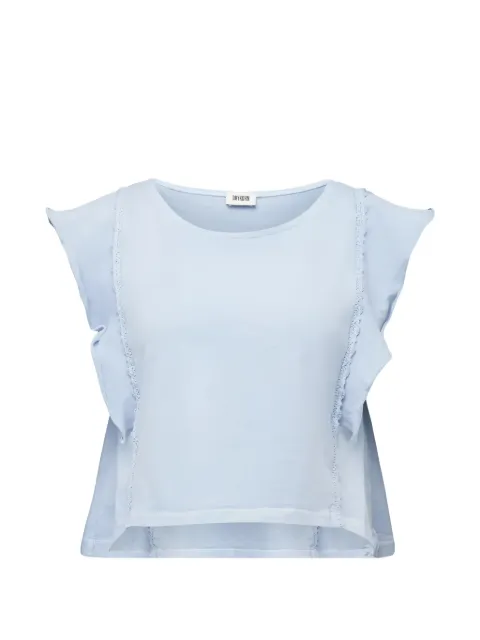 Drykorn camiseta Miriel con volantes