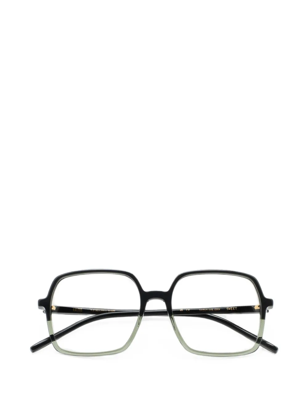 Kaleos Sweet square-frame glasses - Verde