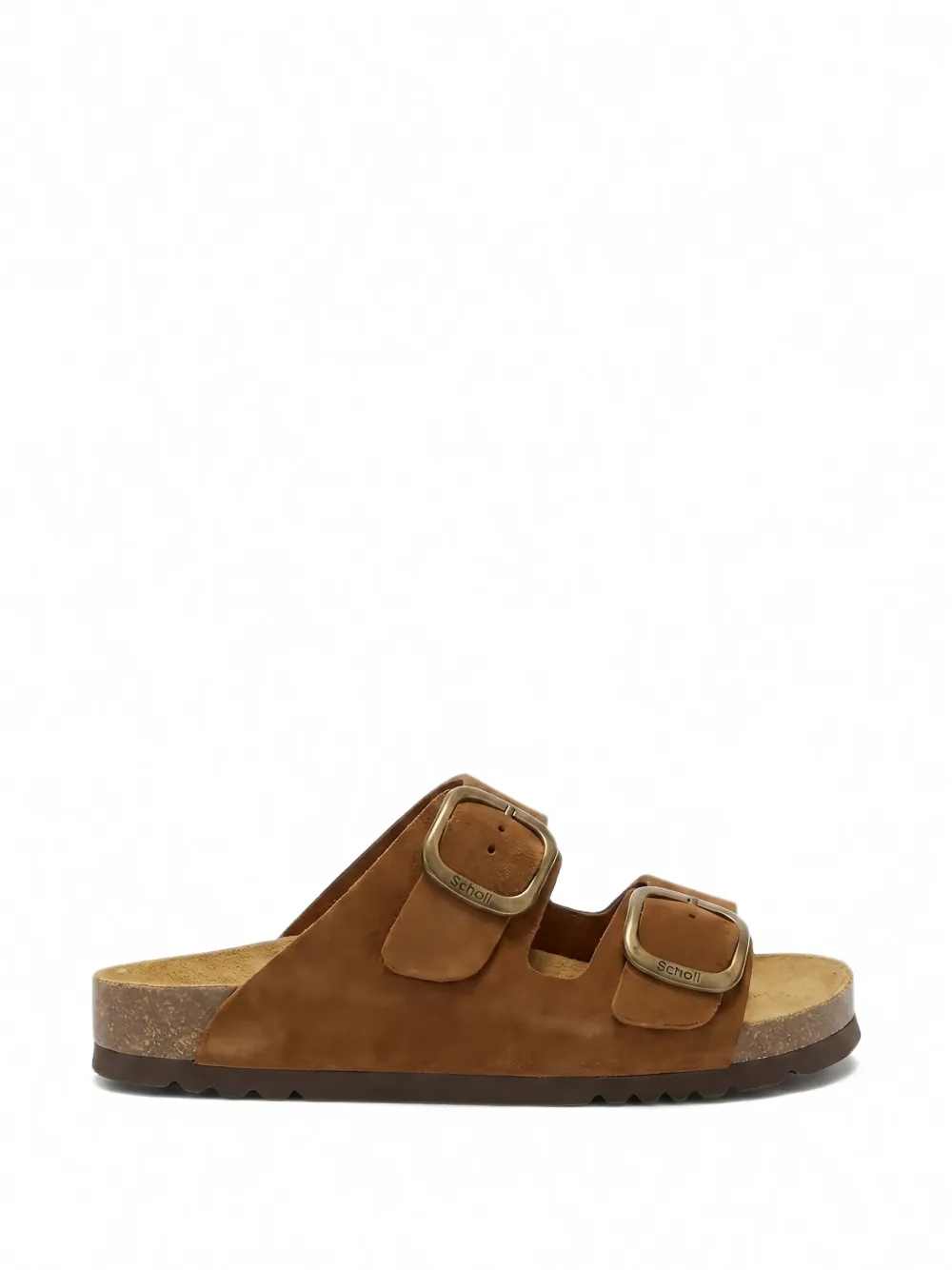 Scholl buckle-strap suede sandals