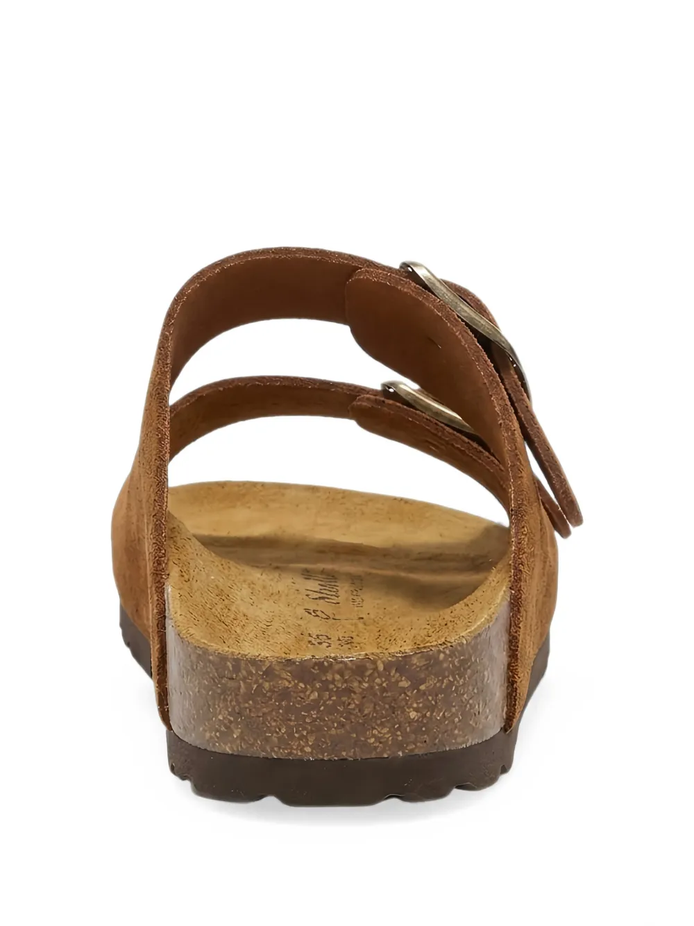 Scholl buckle-strap suede sandals Bruin