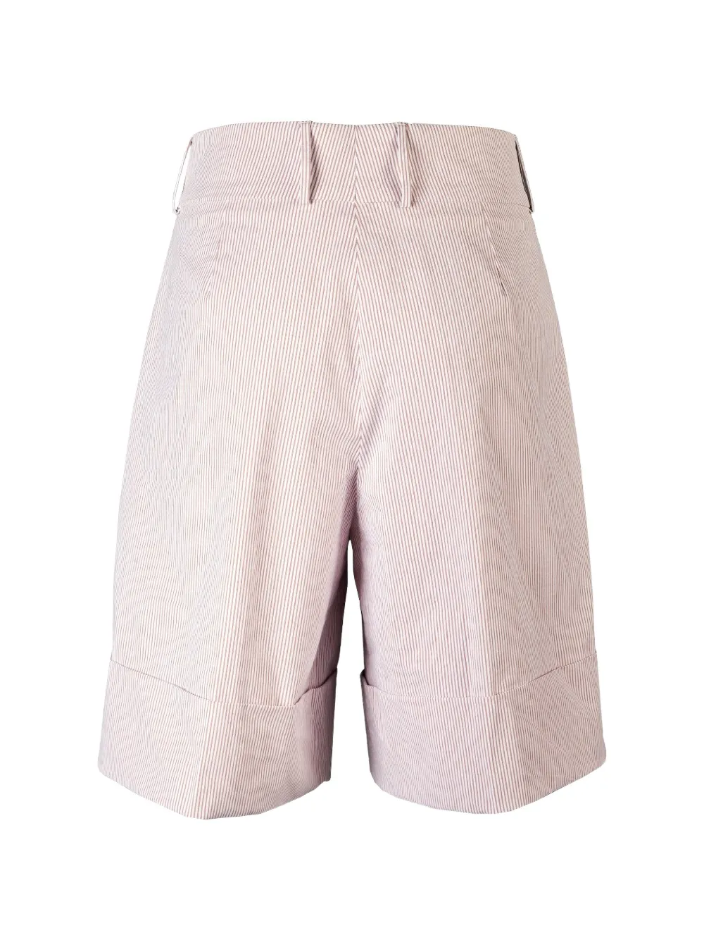Berwich Gestreepte shorts Beige