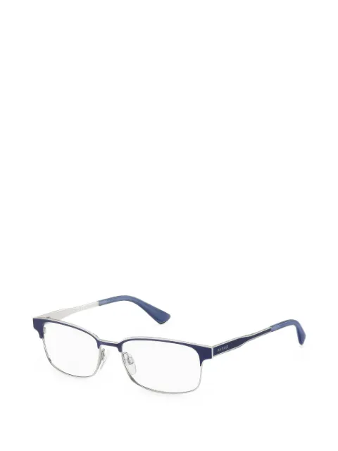 Tommy Hilfiger matte rectangle-frame glasses