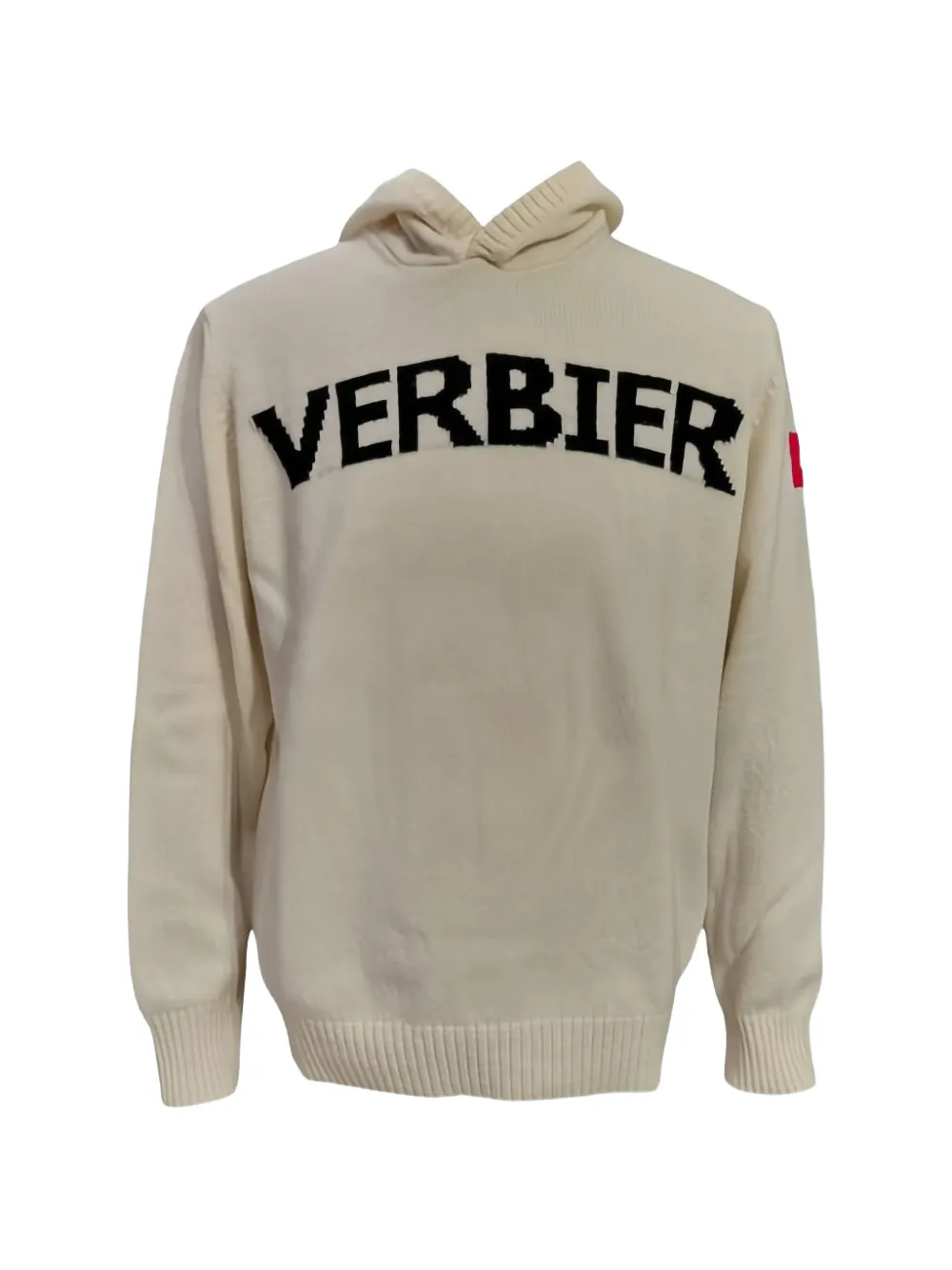 JURTA Verbier intarsia-knit hoodie - Toni neutri