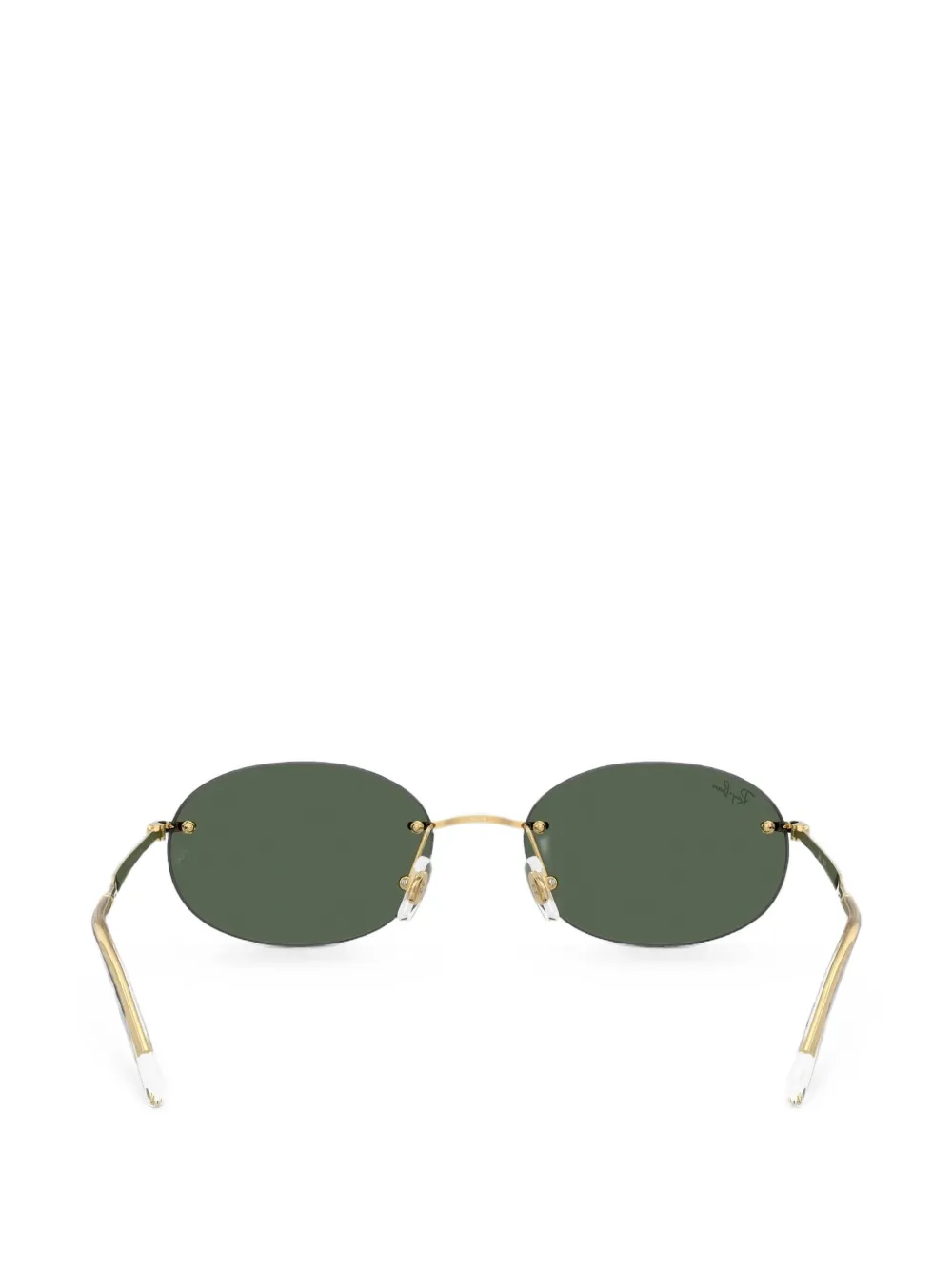 Ray-Ban Zonnebril met ovalen montuur Goud