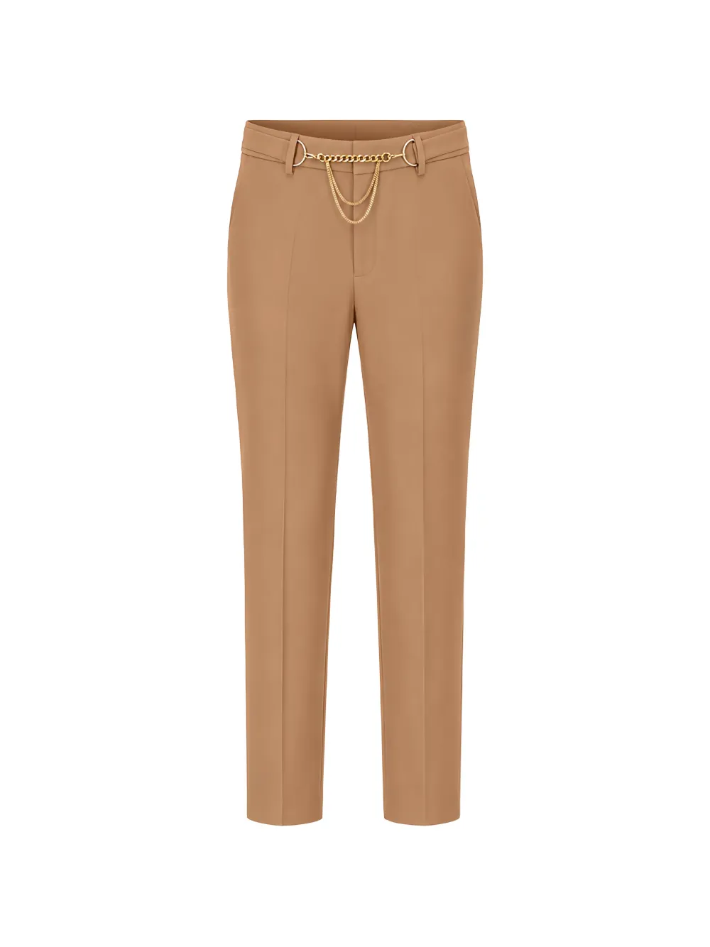 LIU JO chain-link tailored trousers - Nude