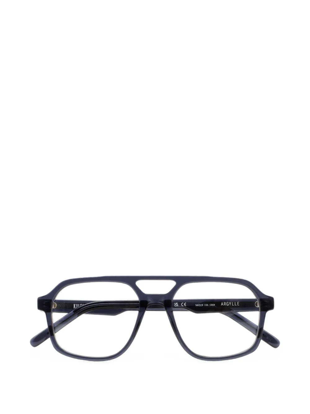 Kaleos Argylle Pilot-frame Glasses In Blue