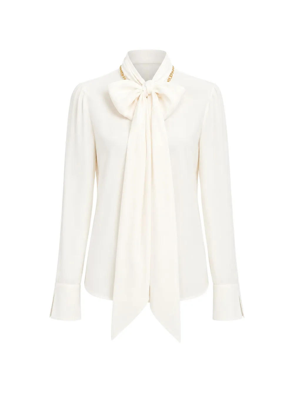 Ted Baker tie-neck blouse - Weiß