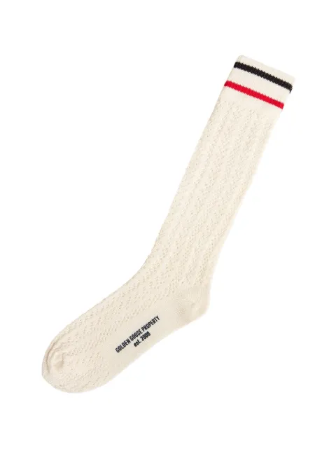Golden Goose open-knit striped-trim socks