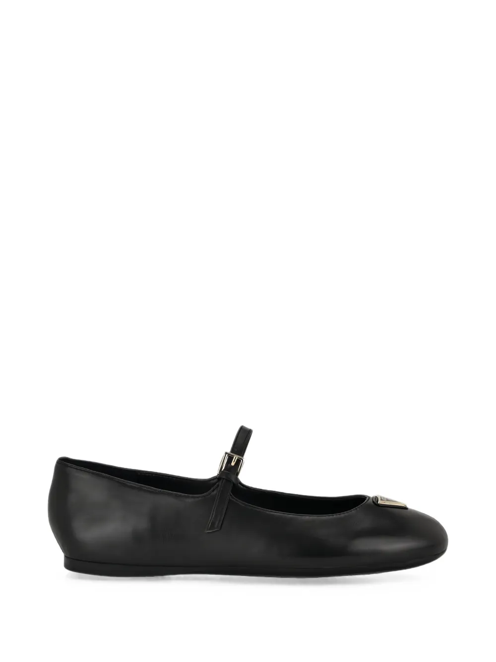GUESS USA Kalida logo-plaque ballet flats - Nero