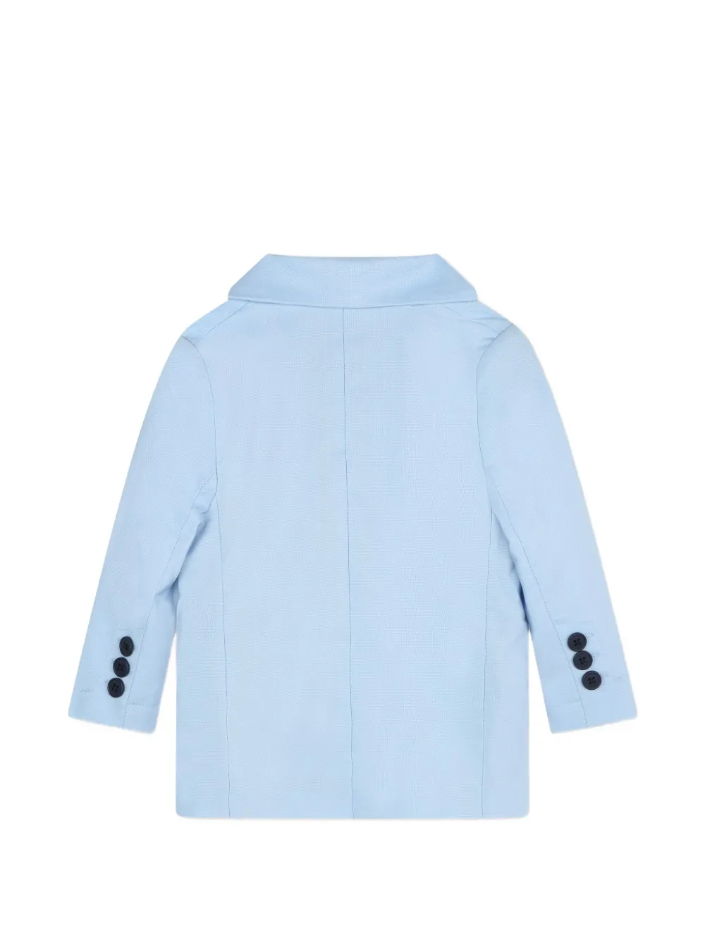 BOSS Kidswear Blazer met ingekeepte revers en knoopsluiting Blauw