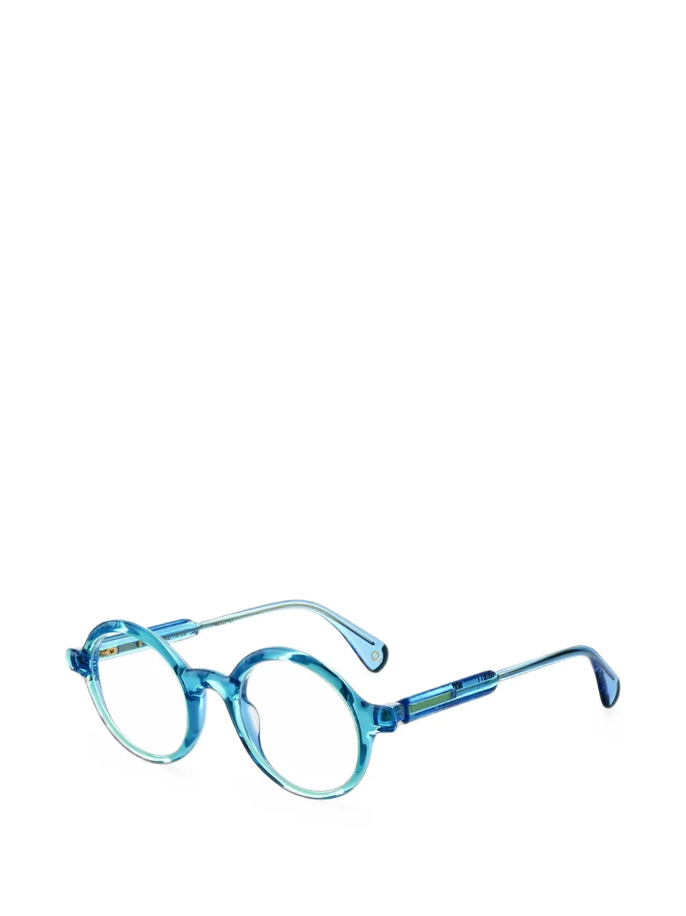 Etnia Barcelona Brutal NO.35 bril met rond montuur Blauw