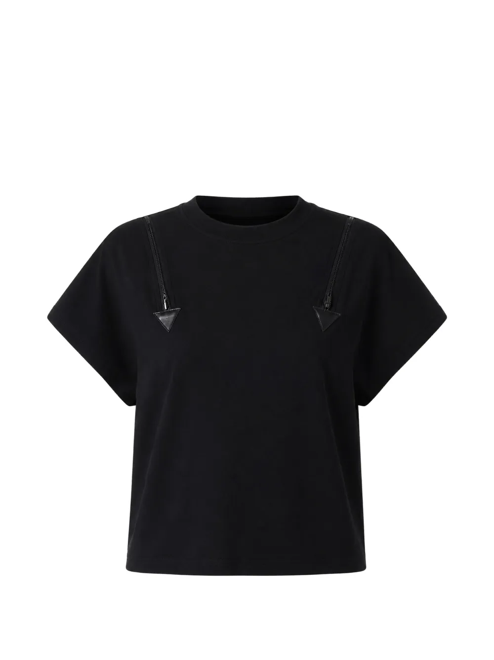 Iceberg zip-detail T-shirt - Schwarz