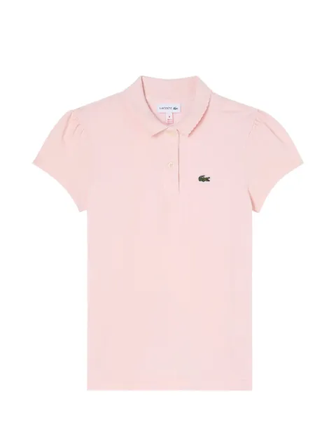 Lacoste scalloped-trim polo shirt
