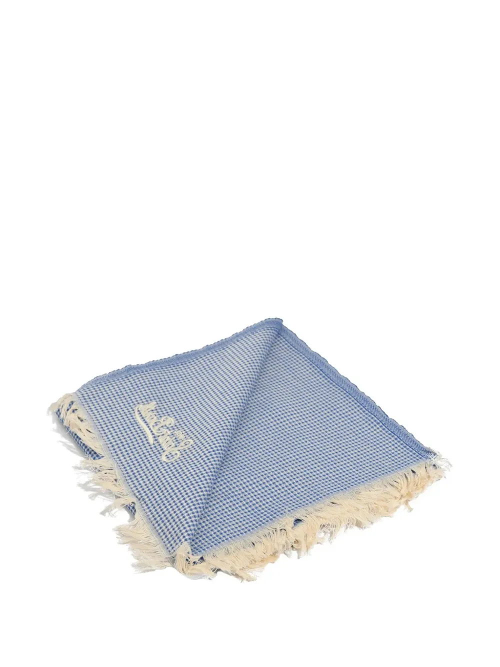 MC2 Saint Barth Diamond Waffle strandlaken Blauw
