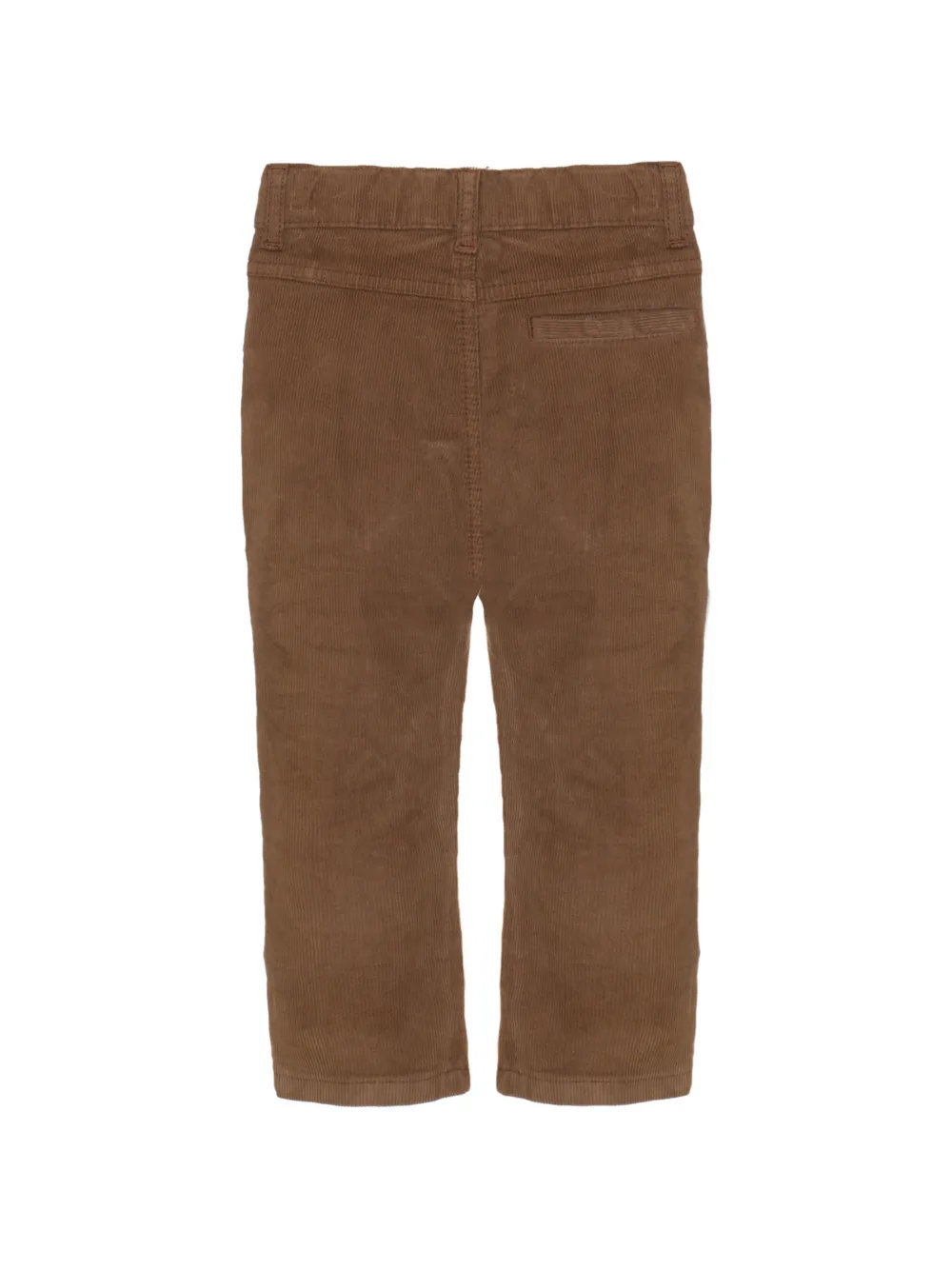 Patachou Ribfluwelen broek met opgestikte zak Bruin