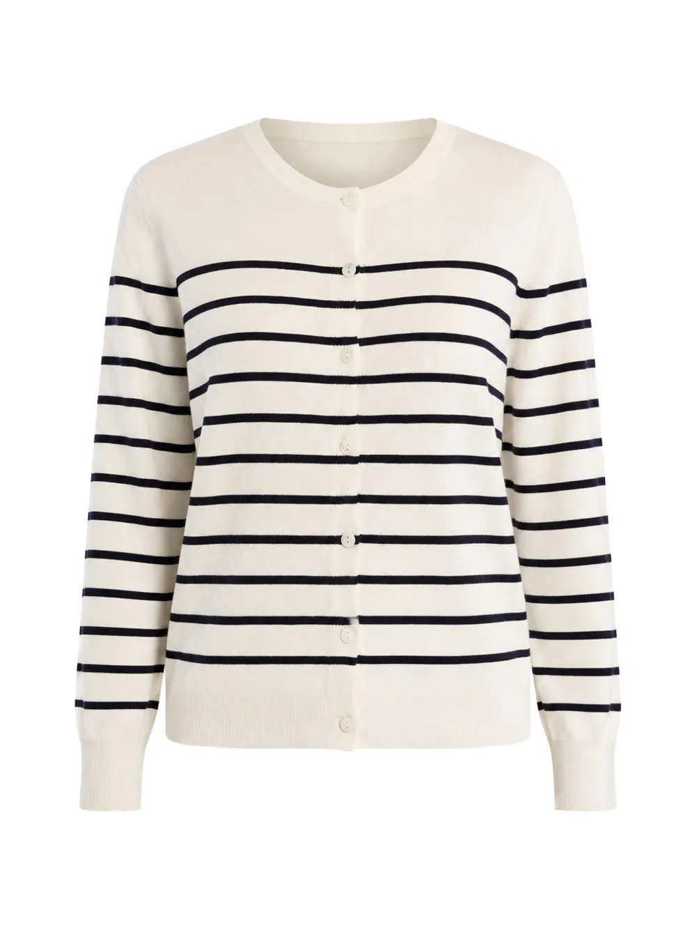 Molly Bracken striped cardigan - Nude